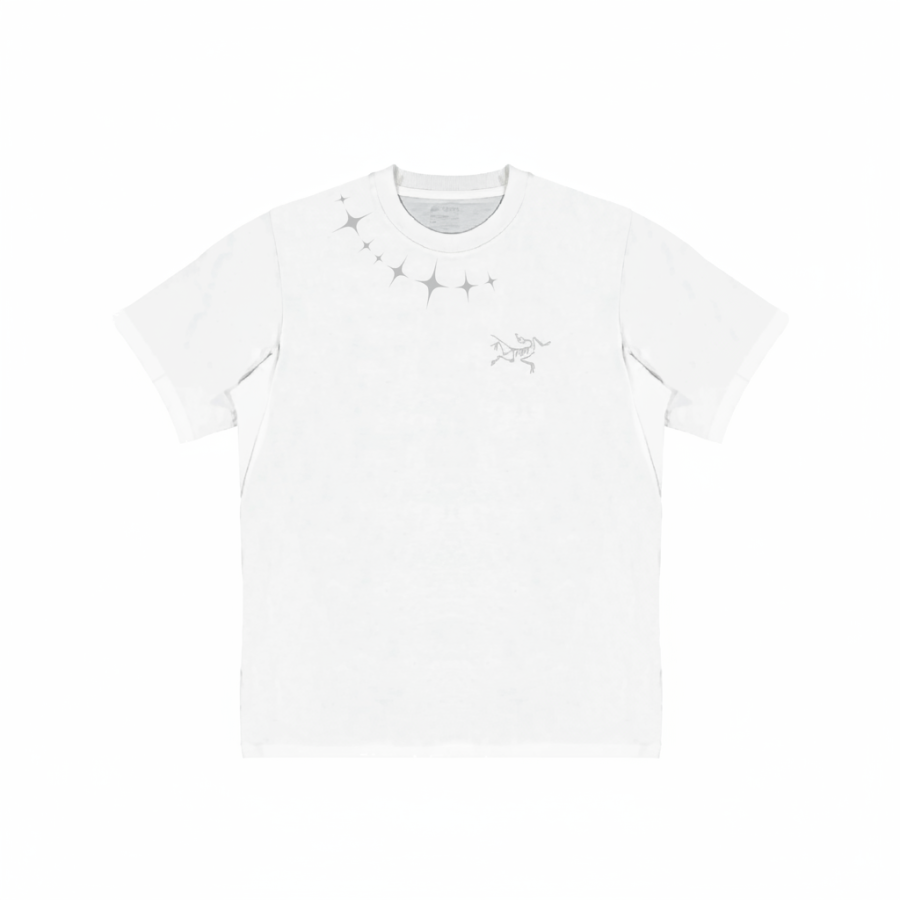 Arcteryx KRAGG T Shirts Unisex White Crew Neck Moderate