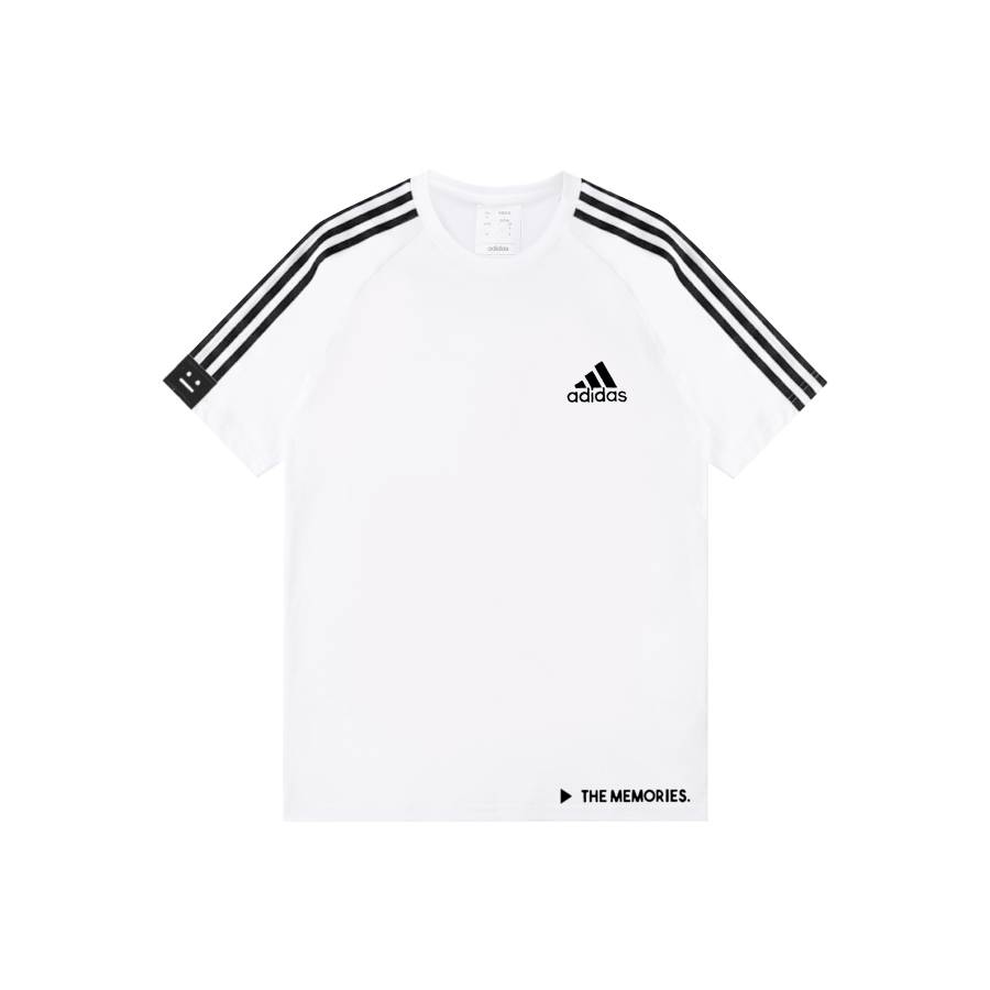 Adidas Adidas ESSENTIALS T Shirts Unisex White Crew Neck Thin Straight Fit