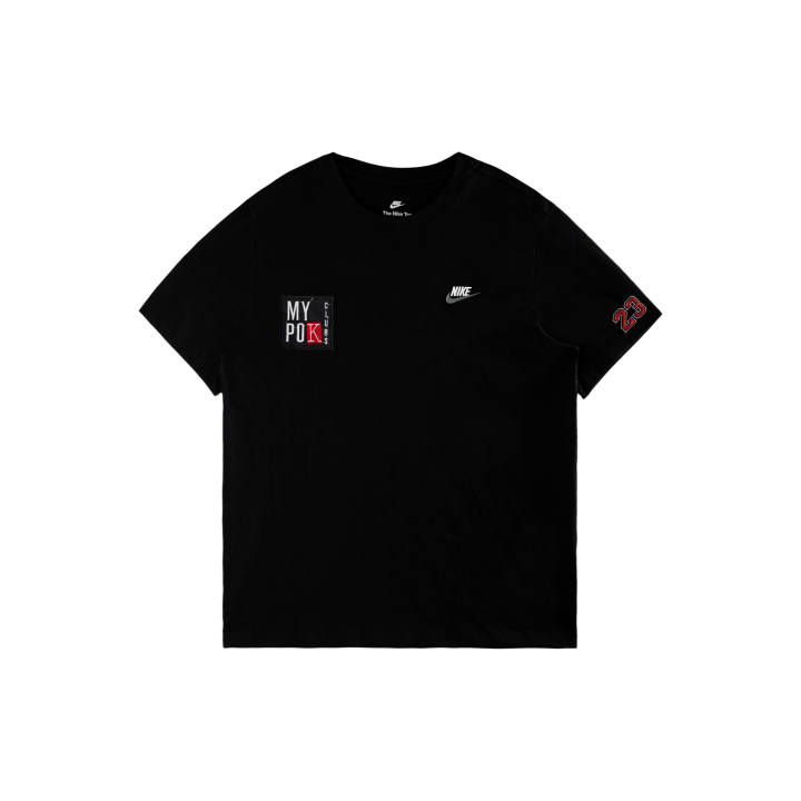 Nike Nike Sportswear T Shirts Men's Black/White/Dark Gray Crew Neck Moderate