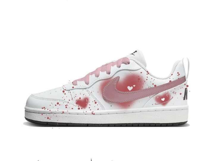 Nike Nike Court Borough Skateboard Shoes Unisex Low Top Pink