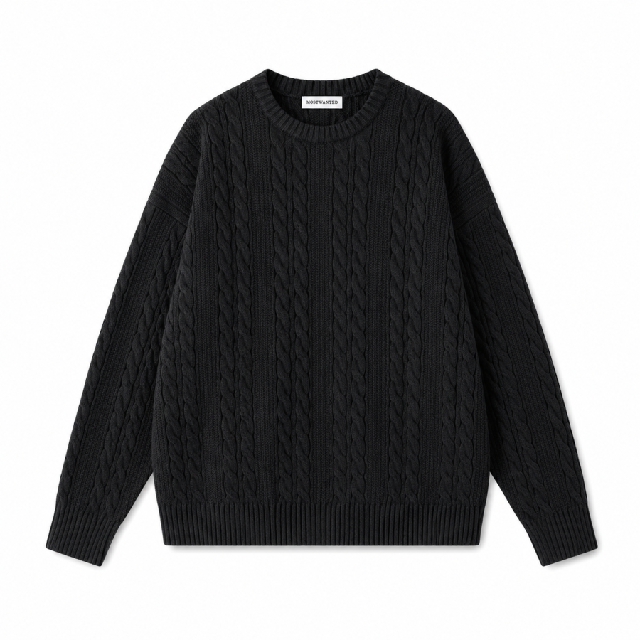 MostwantedLab Sweaters Unisex Crew Neck Moderate Straight Fit