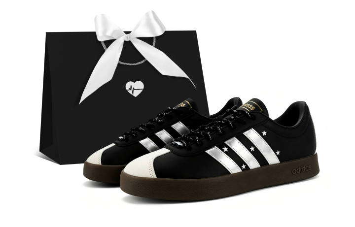 Adidas Adidas VL COURT 2.0 German Army Trainers Unisex Low Top Silver
