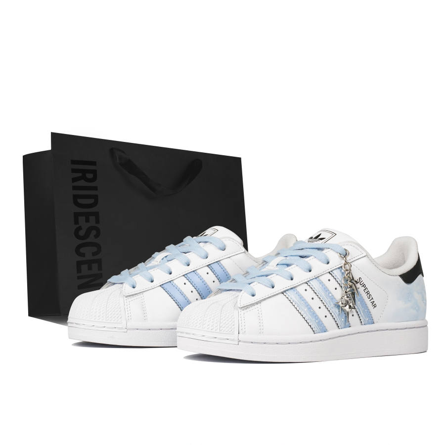 Adidas Originals Superstar 2 Skateboard Shoes Unisex Low Top Black White