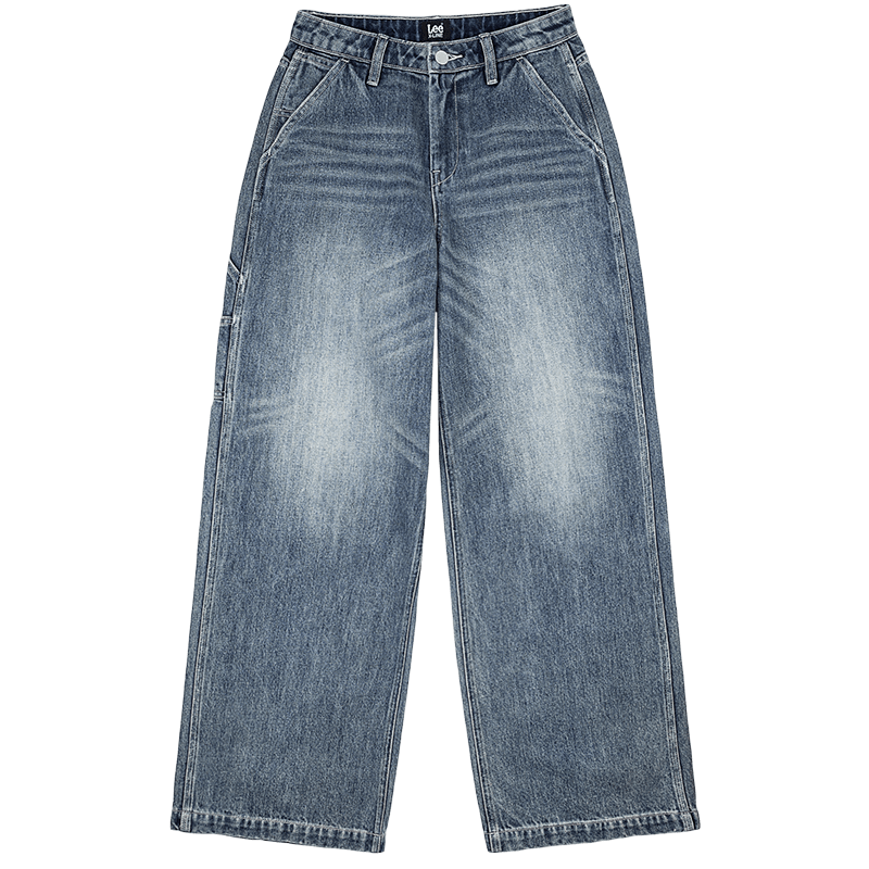 Lee Lee Jeans Women's Medium Blue Moderate Wide Leg Pants