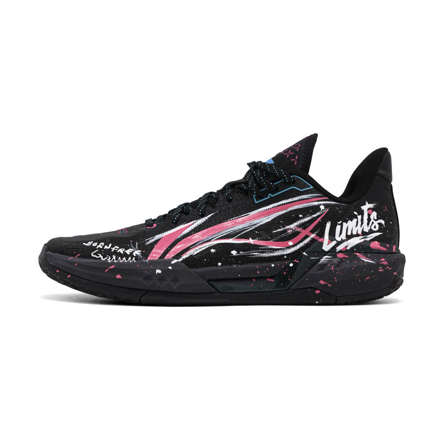 Li-Ning Li Ning Light Speed 3 Basketball Shoes Unisex Low Top Black/Pink