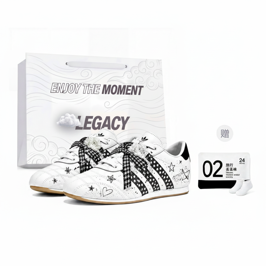 Adidas Originals Taekwondo Training Shoes Women's Low Top White/Black