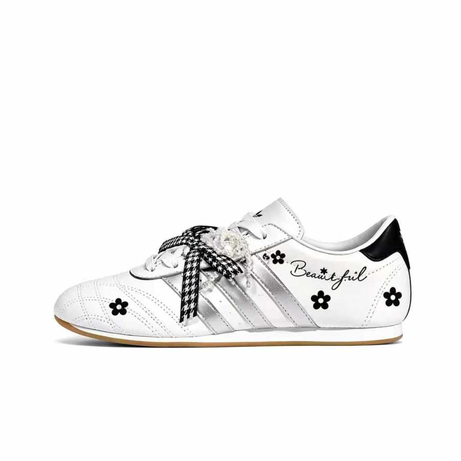 Adidas Originals Taekwondo Training Shoes Women's Low Top White/Black/Silver