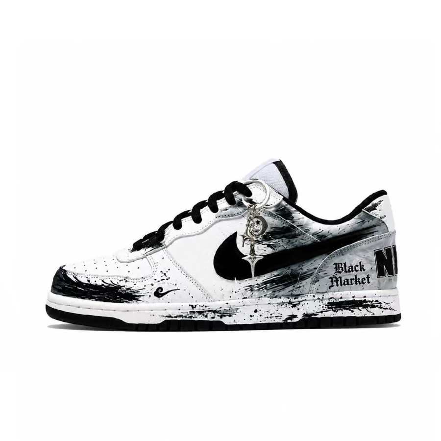 Nike Nike Big Skateboard Shoes Men's Low Top White, Gray, Black, Beige, Green