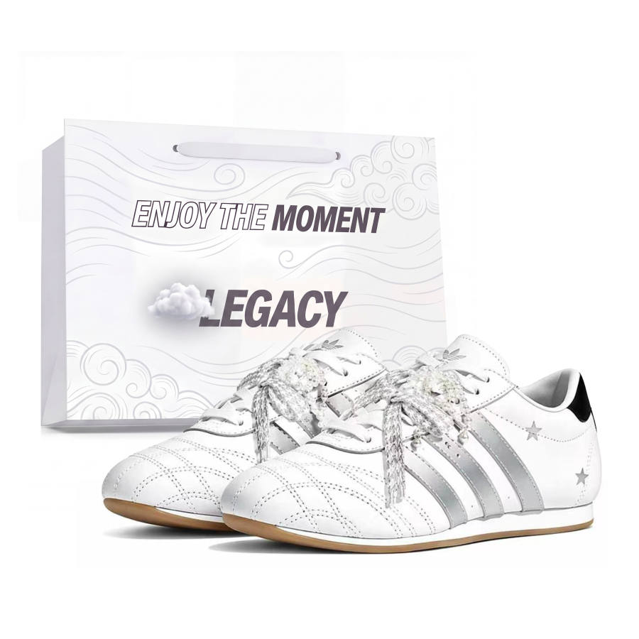 Adidas Originals Taekwondo Training Shoes Women's Low Top White/Black/Silver