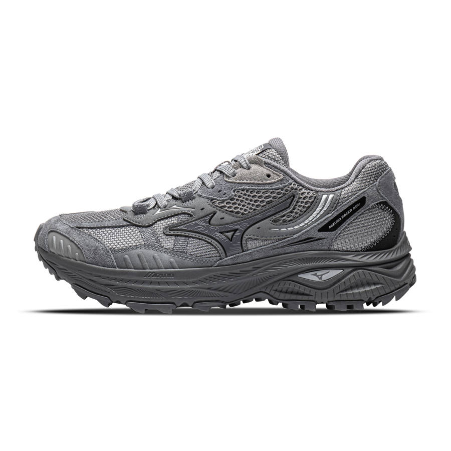 Mizuno Racer ADV Running Shoes Unisex Low Top Shark Gray