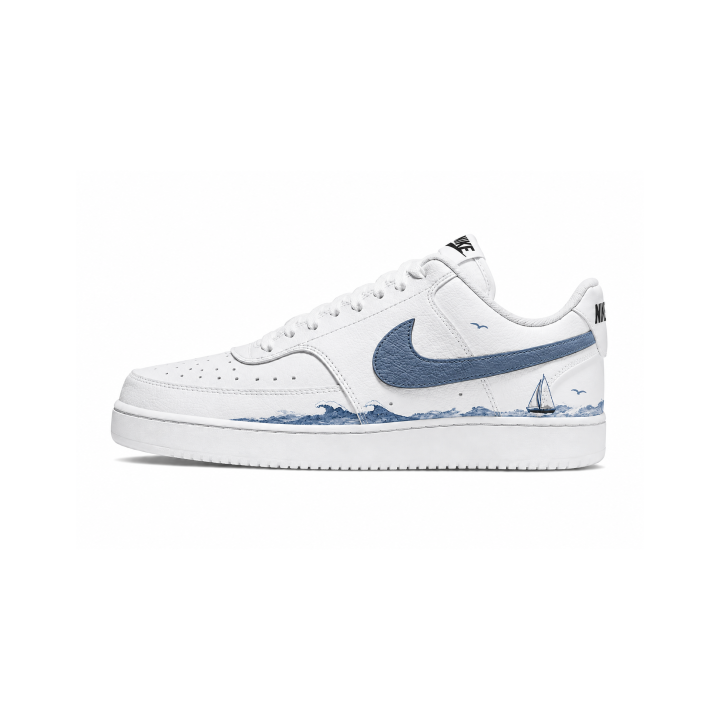 Nike Nike Court Vision 1 Skateboard Shoes Unisex Low Top Blue