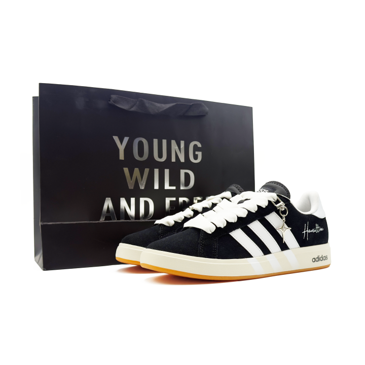 Adidas Adidas Grand Court Base 00s Skateboard Shoes Unisex Low Top Black