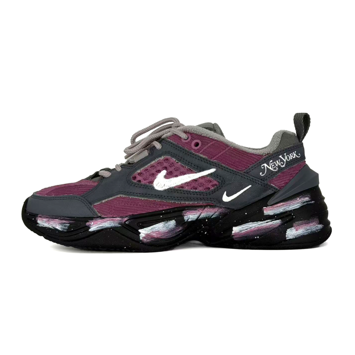 Nike Nike M2K Tekno Chunky Sneakers Unisex Low Top Rose Red