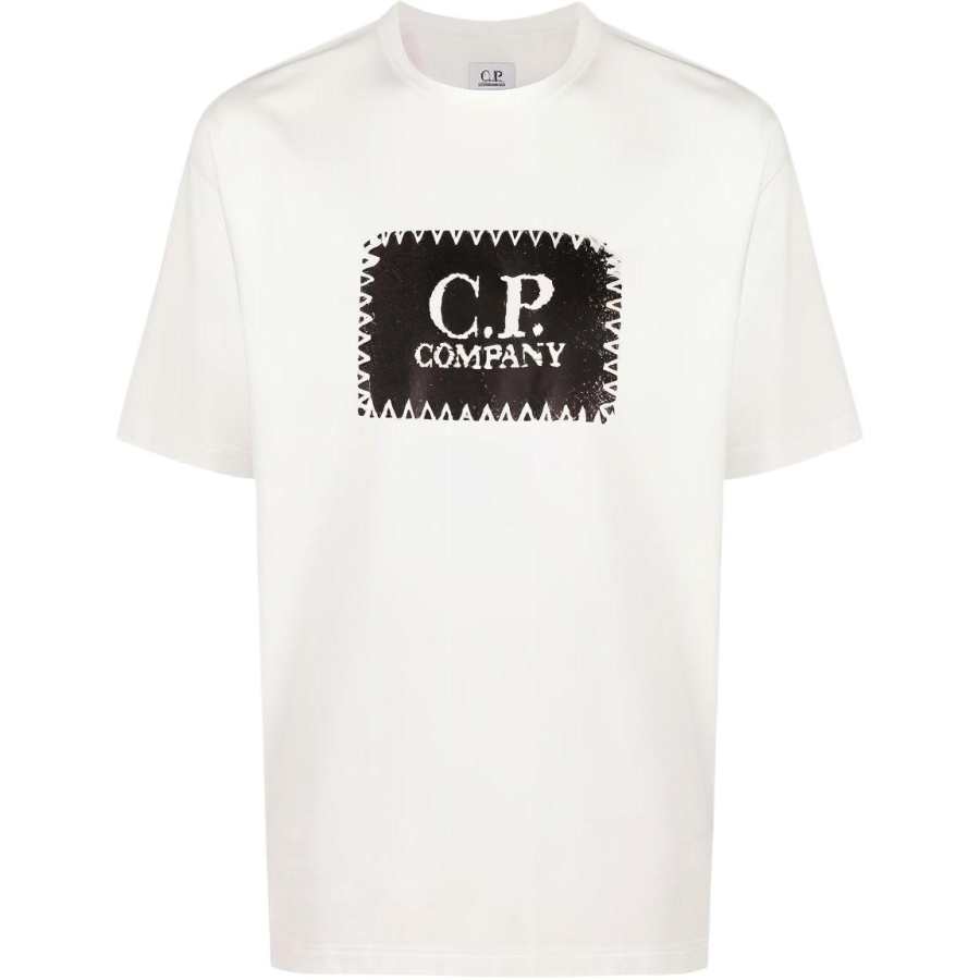 C.P.Company label style-logo jersey T-shirt