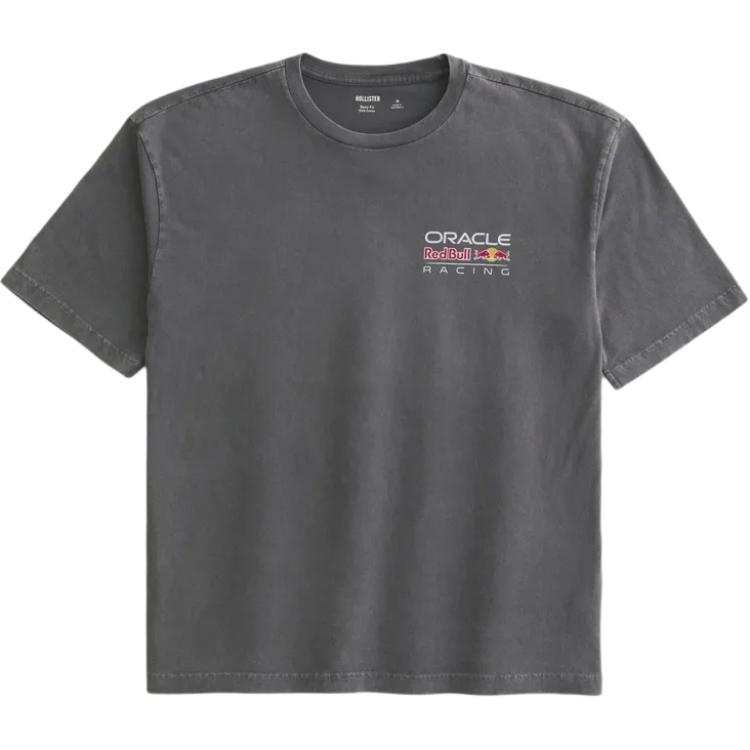 Hollister/ T Shirts Men's Charcoal Gray Crew Neck