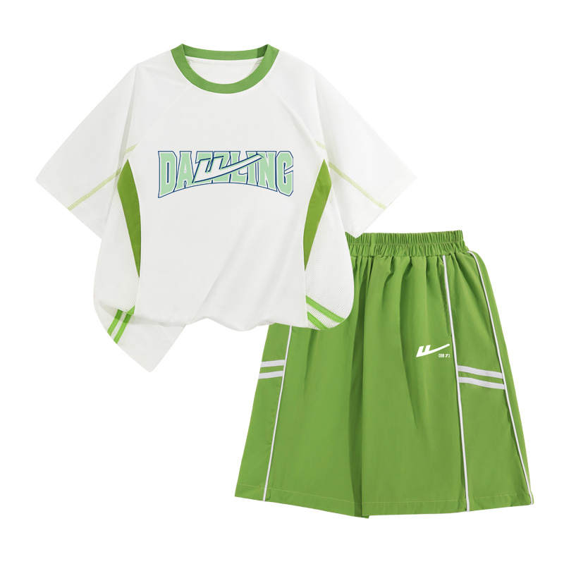WARRIOR Kids Casual Sportswear Crew Neck Thin Stretch