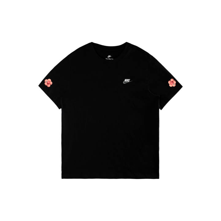 Nike Nike Sportswear T Shirts Men's Black/White/Dark Gray Crew Neck Moderate