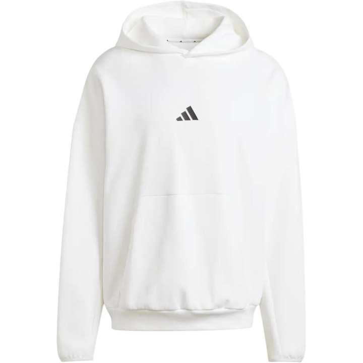 Adidas Adidas Sweatshirts Men's White Hooded Non Detachable Moderate