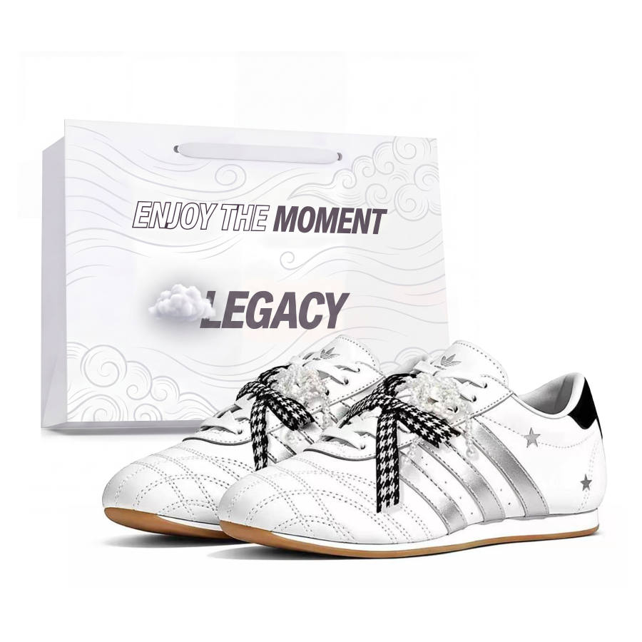 Adidas Originals Taekwondo Training Shoes Women's Low Top White/Black/Silver