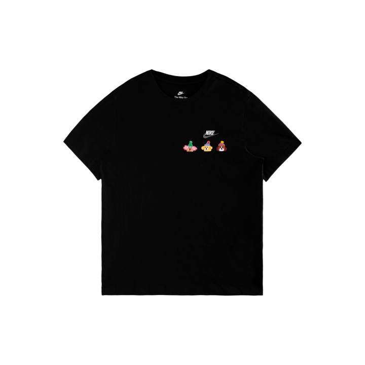 Nike Nike Sportswear T Shirts Men's Black/White/Dark Gray Crew Neck Moderate