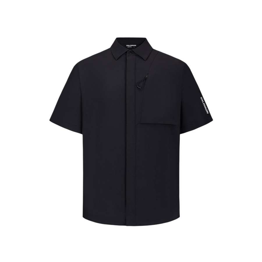 SALOMON Shirts Men's Pitch Black Moderate
