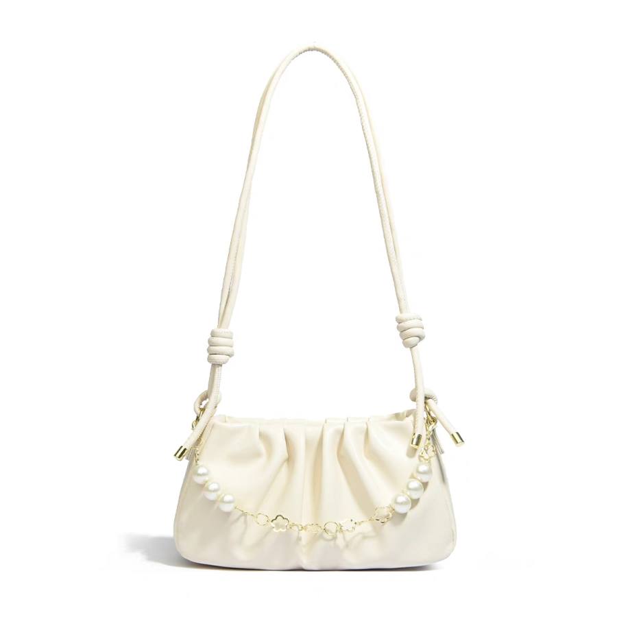 NOMK NOMK Pu Shoulder Bag Regular Women's Ecru