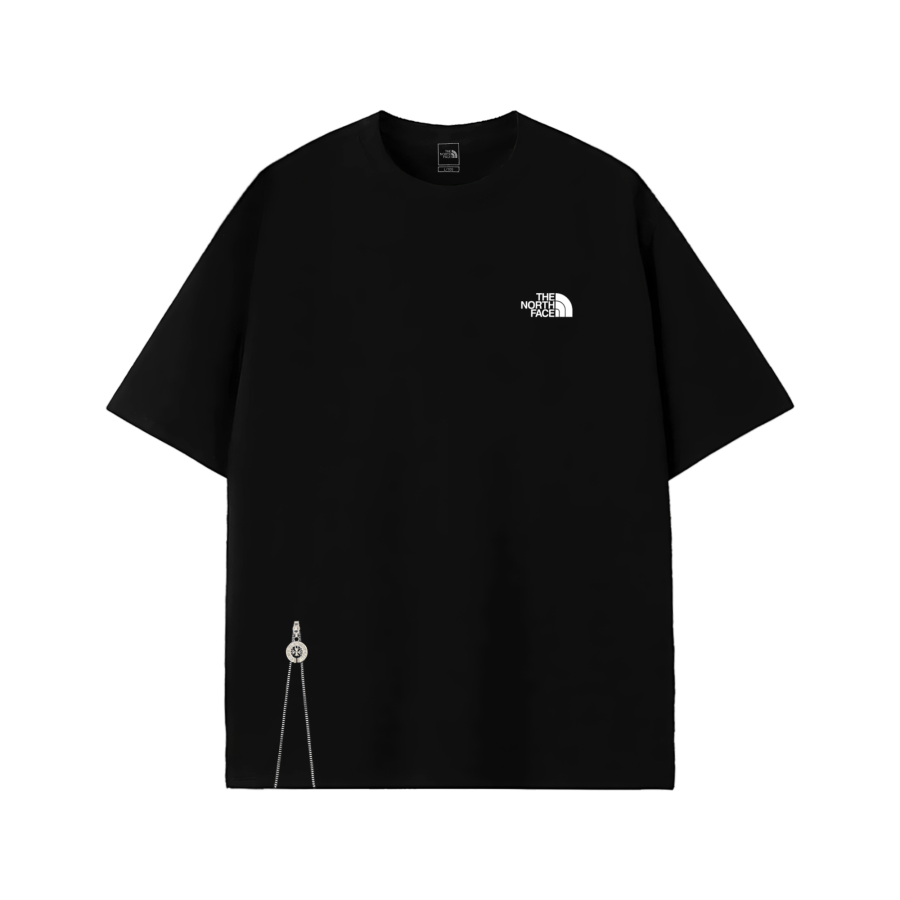 THE NORTH FACE T Shirts Unisex Black Crew Neck Moderate