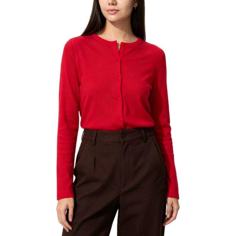 UNIQLO Knitwear Women's Red Moderate