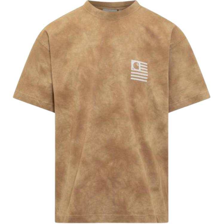 Carhartt WIP T Shirts Men's Coffee Crew Neck