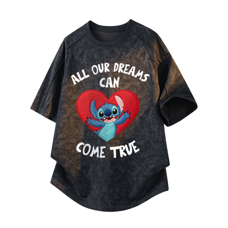 Disney T Shirts Unisex Crew Neck Moderate Straight Fit
