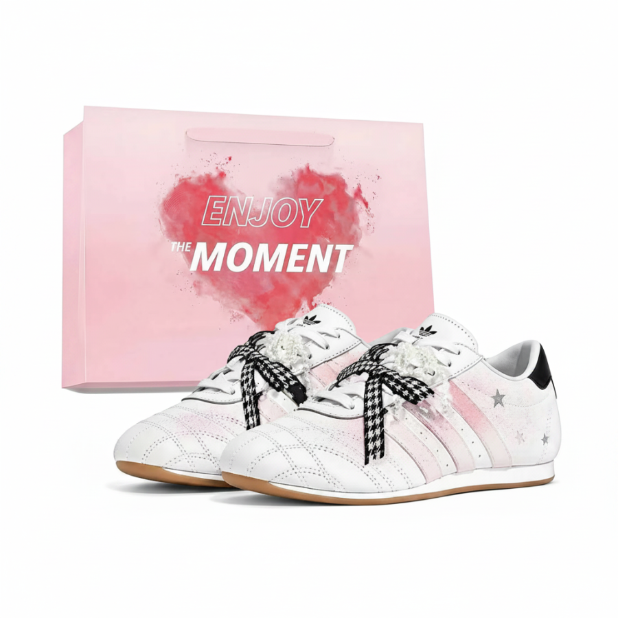 Adidas Originals Taekwondo Training Shoes Women's Low Top White/Black/Pink