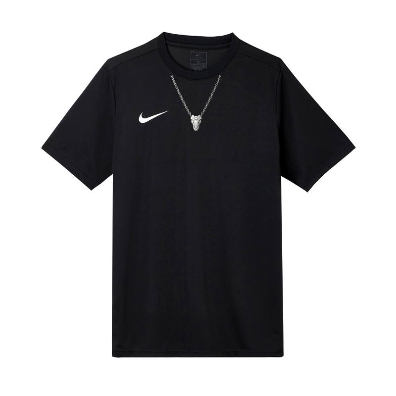 Nike Nike T Shirts Unisex Black Crew Neck Moderate Straight Fit