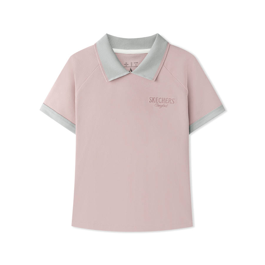 Skechers Polo Shirts Women's Light Purple Roland/02J2 Lapel Moderate Other
