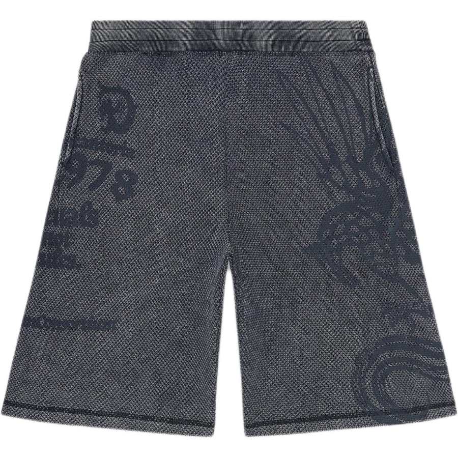 DIESEL Casual Shorts Men's Gray Moderate
