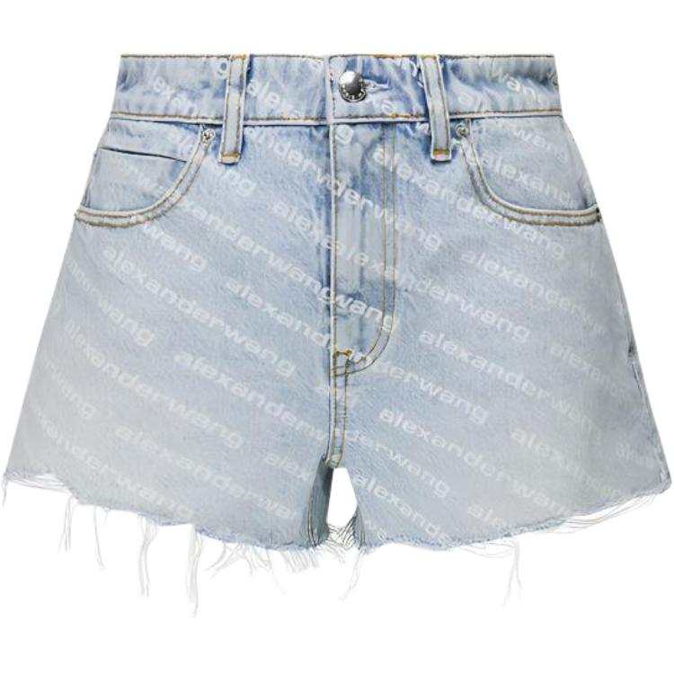 Alexander Wang Bite Denim Shorts Women's Blue