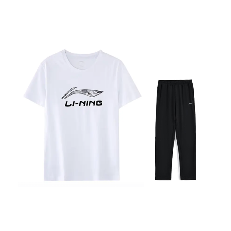 Li-Ning Li Ning Casual Sportswear Men's Crew Neck Moderate