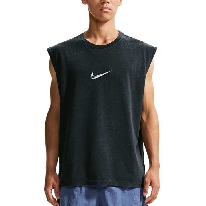 Nike Nike Tank Tops Men's Black Crew Neck Moderate Other