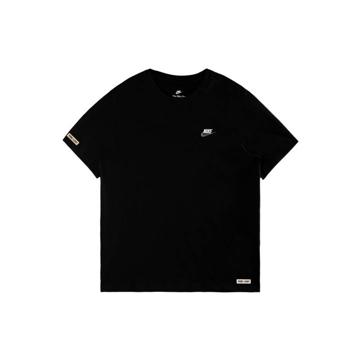 Nike Nike Sportswear T Shirts Men's Black/White/Dark Gray Crew Neck Moderate