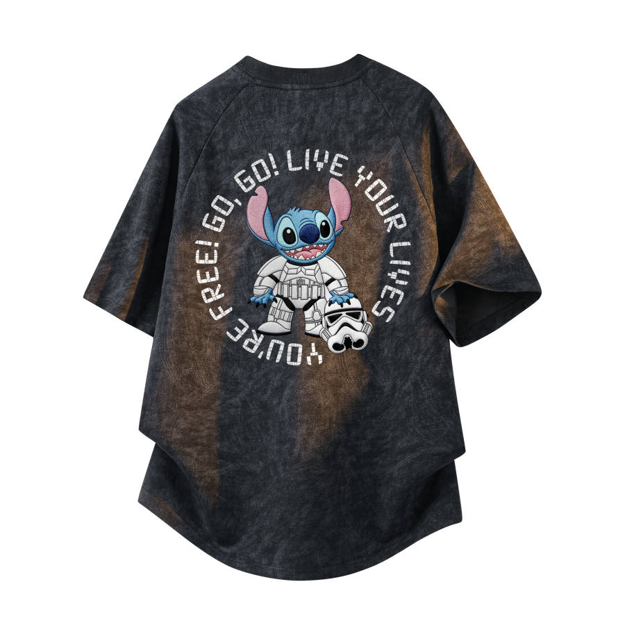 Disney T Shirts Unisex Crew Neck Moderate Straight Fit