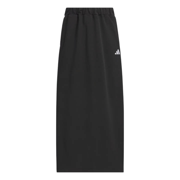 Adidas Adidas 3 Stripes Knit Long Skirts Women's Black Moderate Long Skirt Other