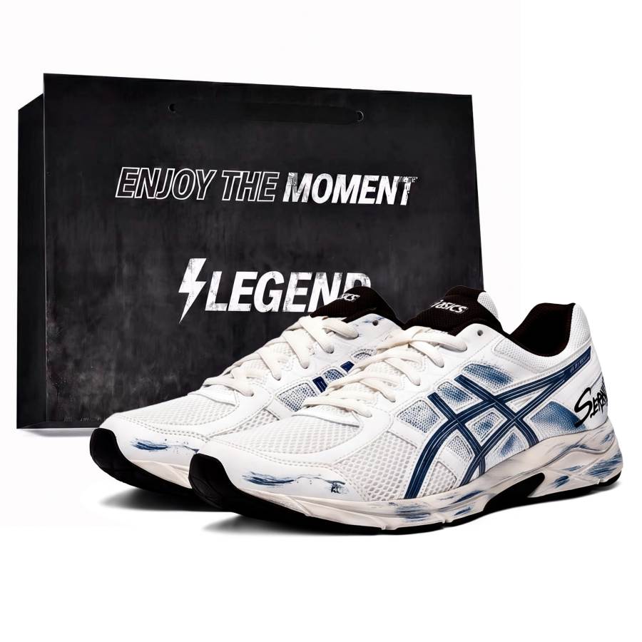 ASICS Gel Contend 4 Running Shoes Unisex Low Top Beige Black