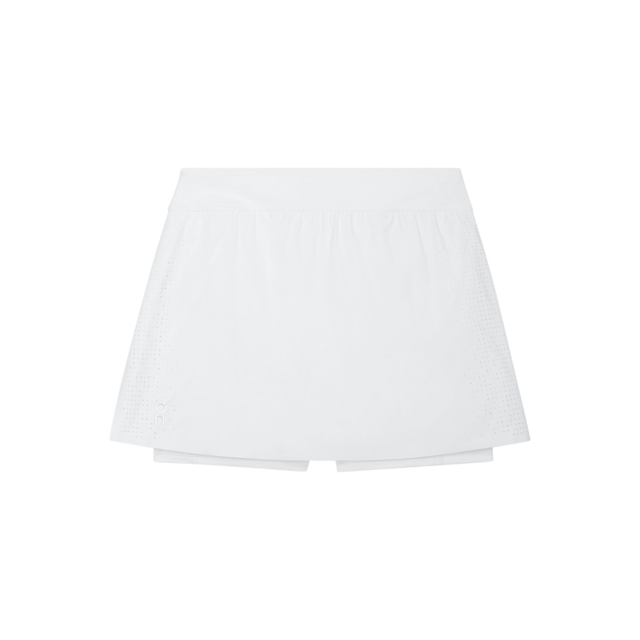 On Court Tennis Skirts Women's White Moderate Short Skirt