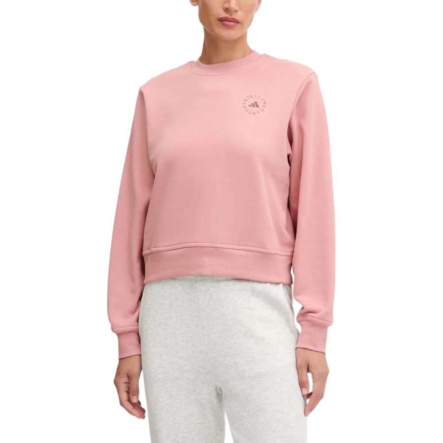 Adidas Adidas Sweatshirts Women's Pink Crew Neck Moderate