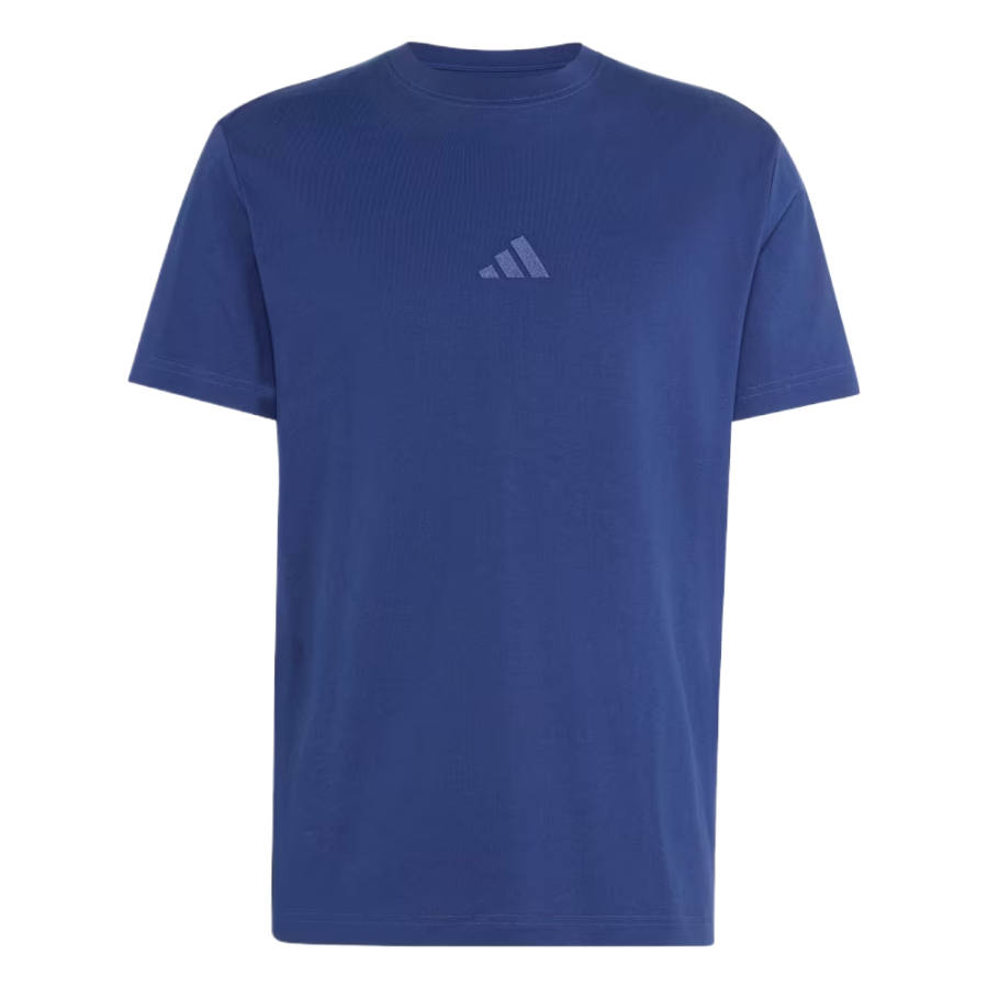 Adidas Adidas Sportswear T Shirts Men's Dark Blue Crew Neck Moderate