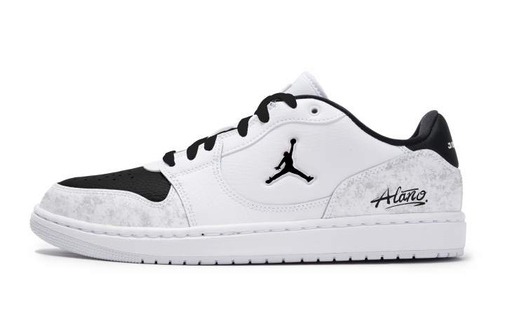 Jordan Jordan COURT CONNECT Skateboard Shoes Unisex Low Top White/Black/Gray