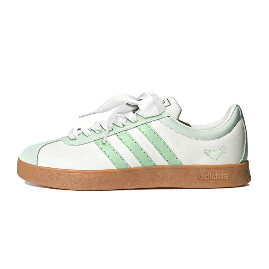 Adidas Adidas VL COURT 2.0 German Army Trainers Women's Low Top Brown, Beige, Green, White, Silver