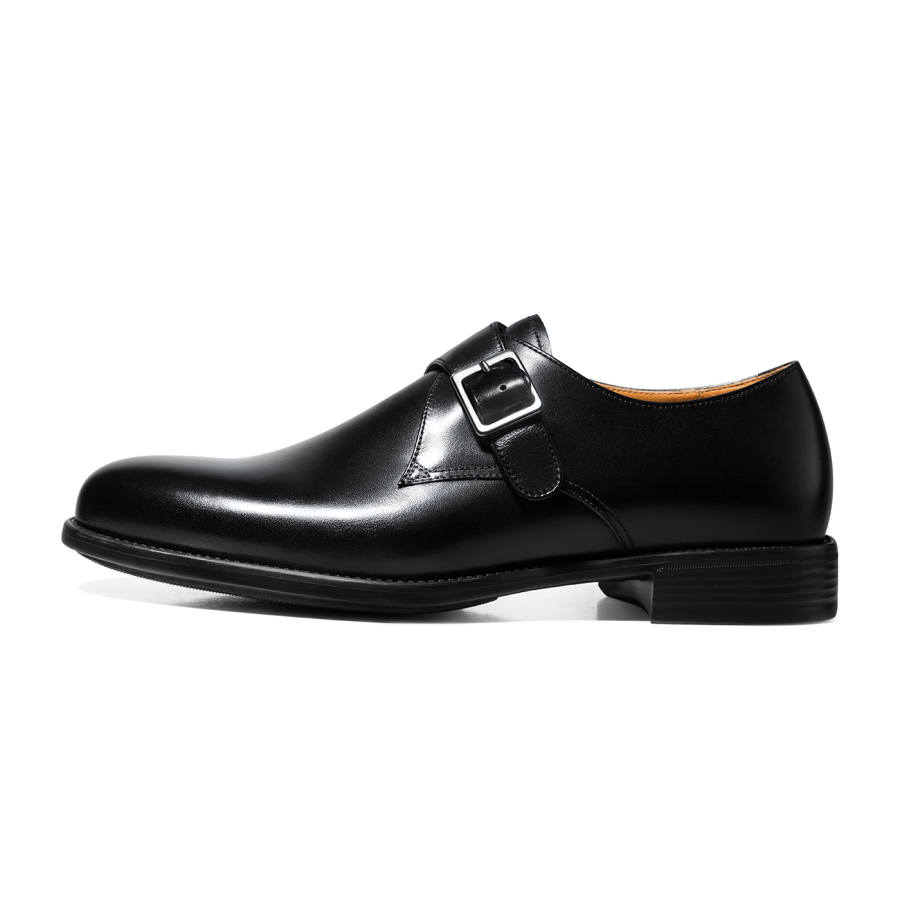THOM WILLS Monk Buckles Monk Shoes Dress Shoes Men's Black