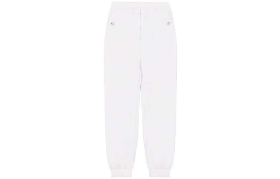 WE11DONE Sports Pants Women's White