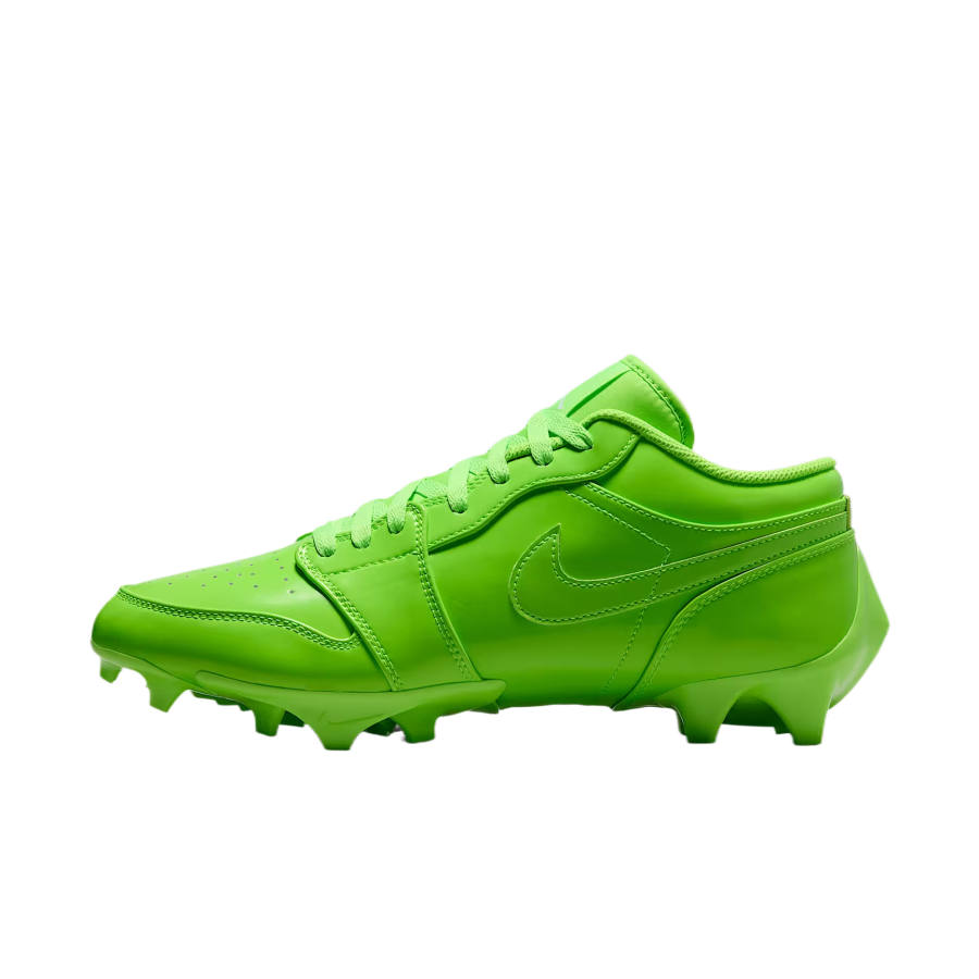 Jordan Jordan Air Jordan 1 Soccer Shoes Unisex Low Top Electric Green/White/Electric Green