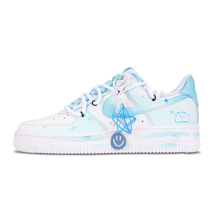 Nike Nike Air Force 1 Skateboard Shoes Unisex Low Top White/Blue